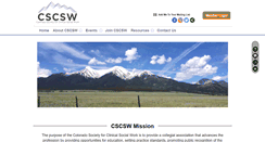 Desktop Screenshot of coclinicalsocialwork.org